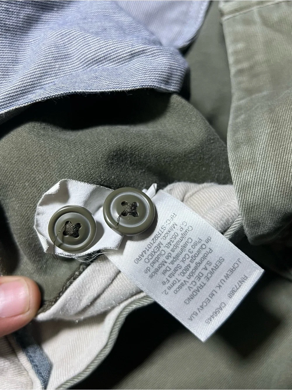 J Crew Oarsman Pants Mens 32x34 Olive Green Chino Classic 770 Straight Always